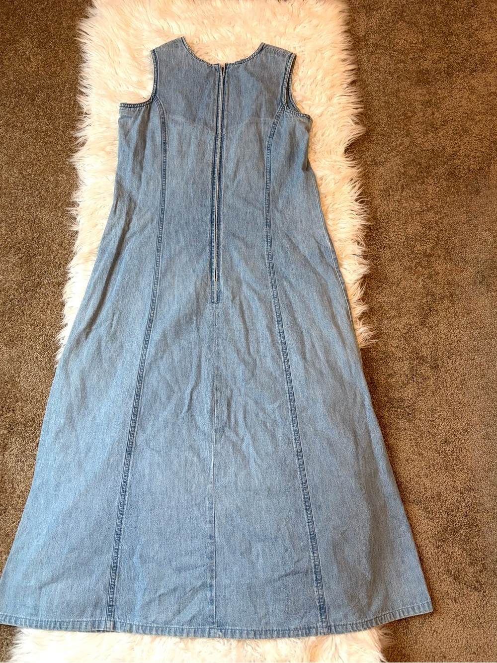 Vintage Blues Denim Midi Dress - Picture 3 of 4
